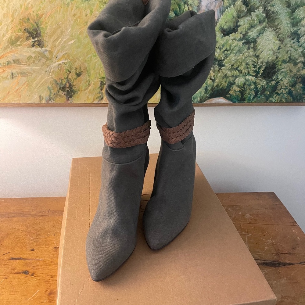 Anthropologie Howsty Neela wedge boots